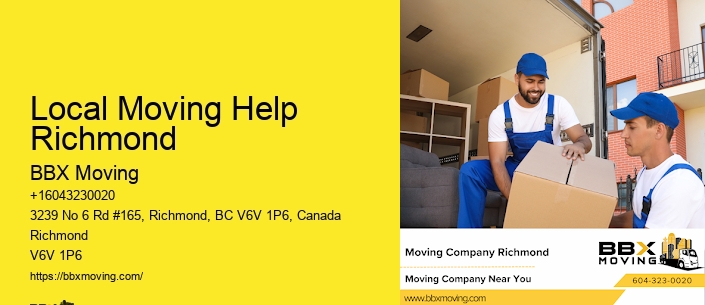 Local Moving Help Richmond