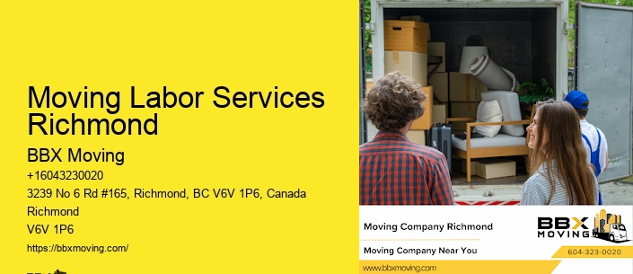 Moving Labor Services Richmond