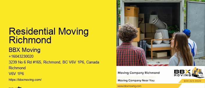 Residential Moving Richmond
