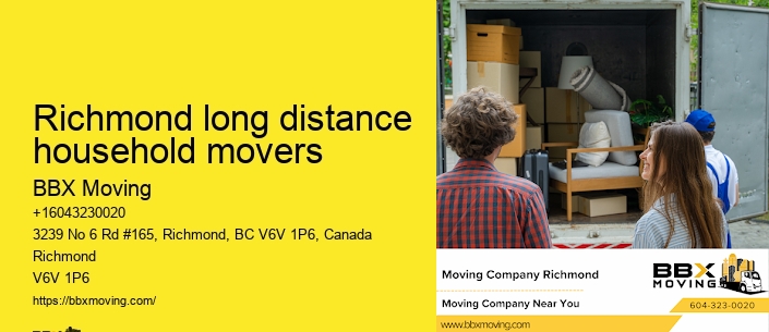 Richmond long distance household movers