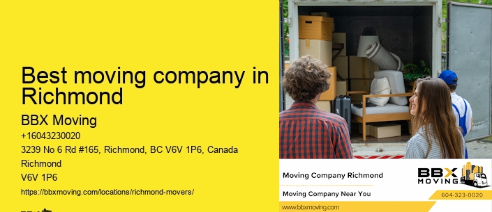 Best moving company in Richmond