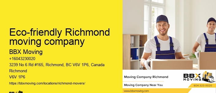 Eco-friendly Richmond moving company