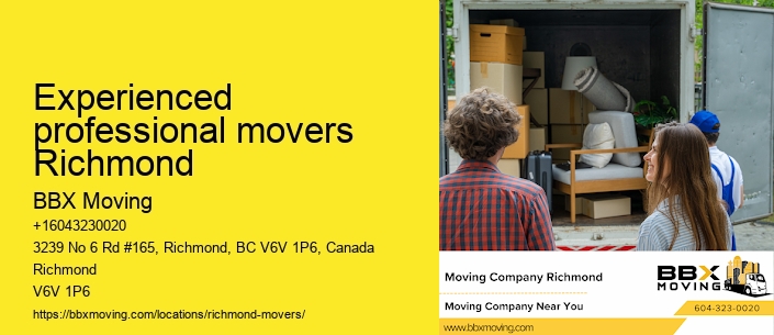 Experienced professional movers Richmond