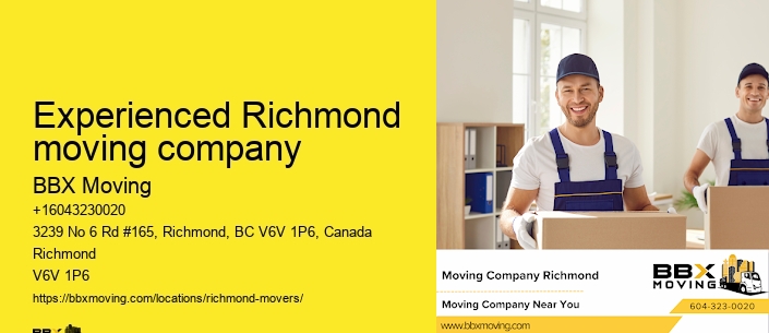 Experienced Richmond moving company