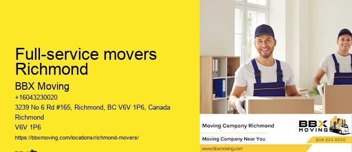 Full-service movers Richmond