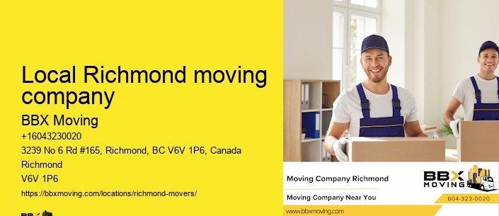 Local Richmond moving company