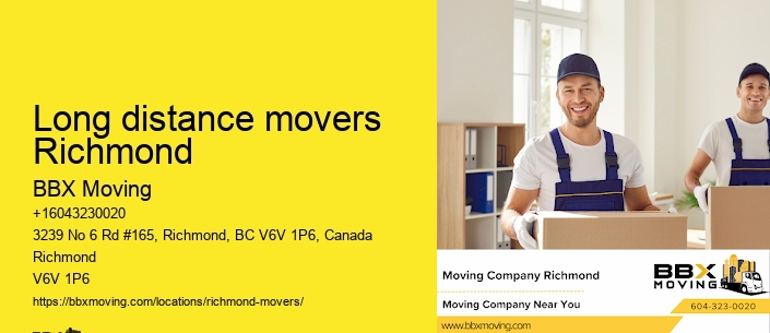 Long distance movers Richmond