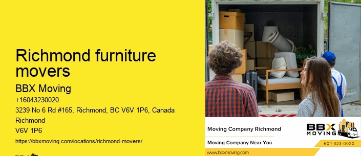 Richmond furniture movers