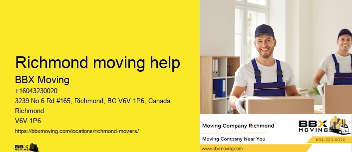 Richmond moving help