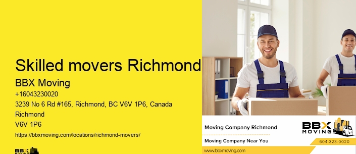 Skilled movers Richmond