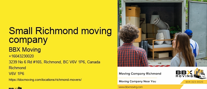 Small Richmond moving company