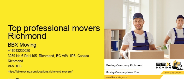 Top professional movers Richmond