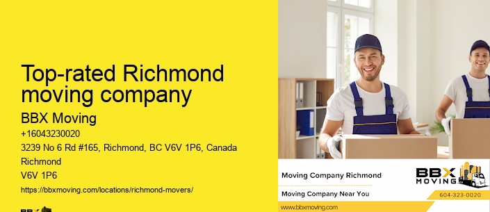Top-rated Richmond moving company