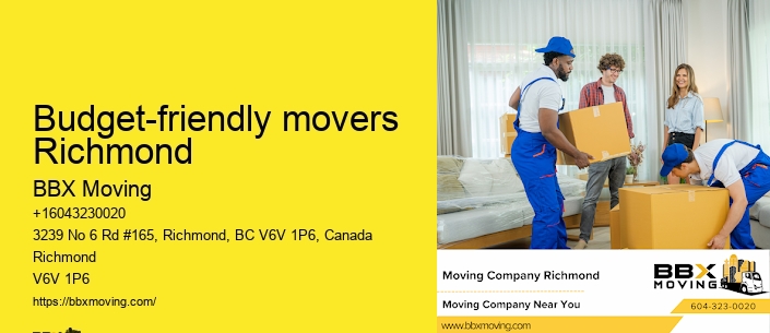 Budget-friendly movers Richmond