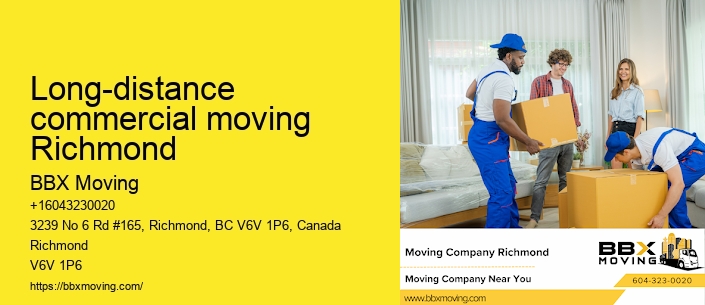 Long-distance commercial moving Richmond