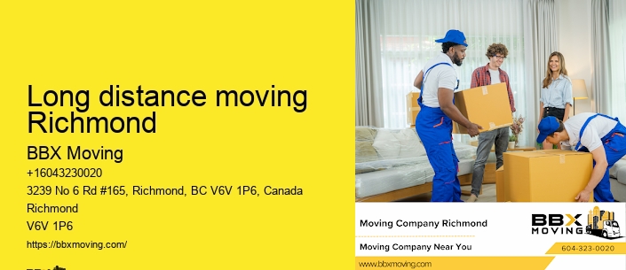 Long distance moving Richmond