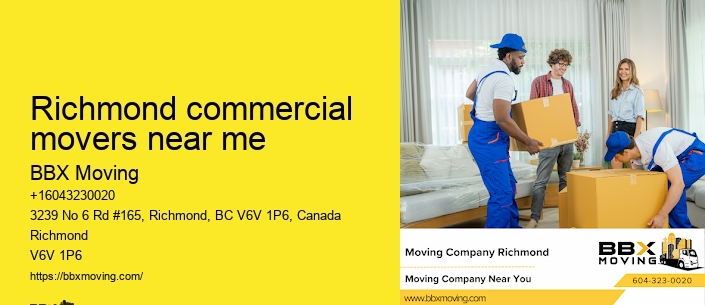 Richmond commercial movers near me