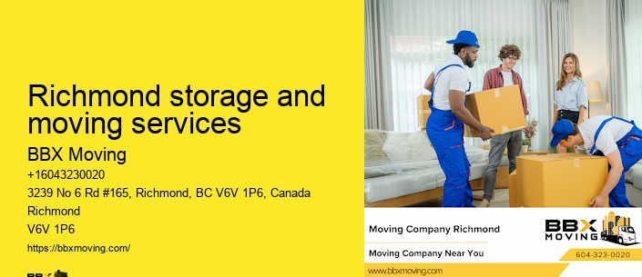 Richmond storage and moving services