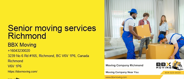 Senior moving services Richmond