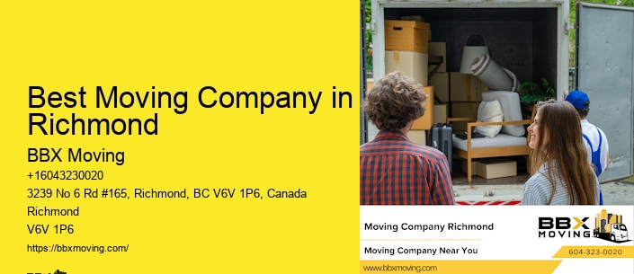 Best Moving Company in Richmond