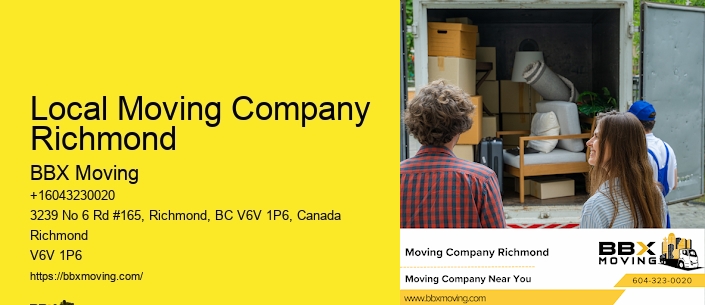 Local Moving Company Richmond