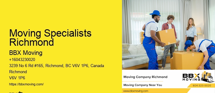 Moving Specialists Richmond