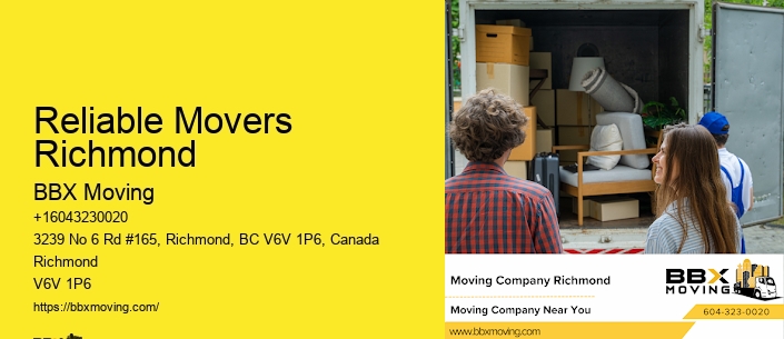 Reliable Movers Richmond