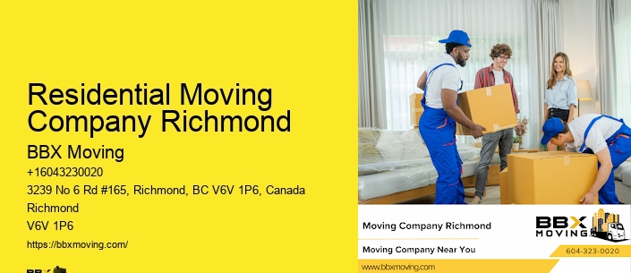 Residential Moving Company Richmond
