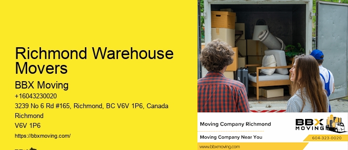 Richmond Warehouse Movers