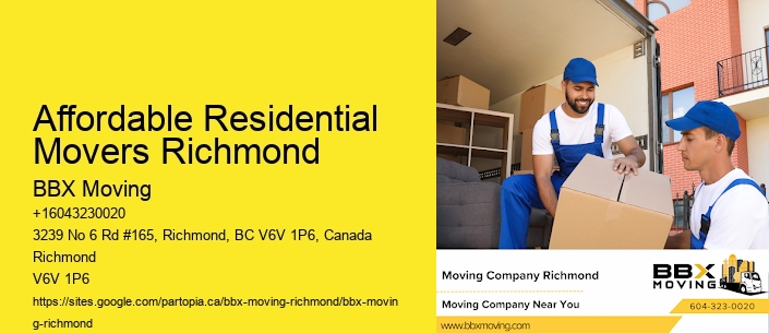 Affordable Residential Movers Richmond