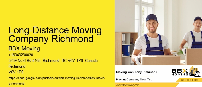 Long-Distance Moving Company Richmond