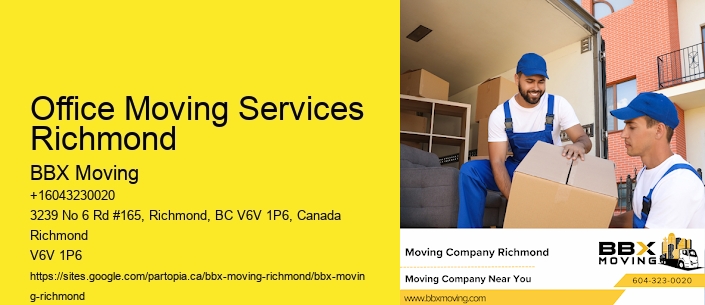 Office Moving Services Richmond