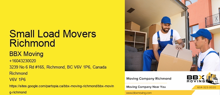 Small Load Movers Richmond
