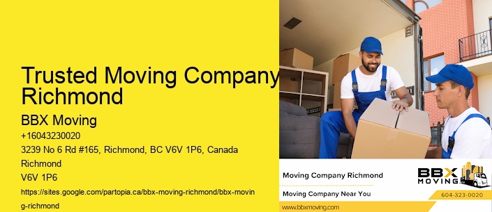 Trusted Moving Company Richmond