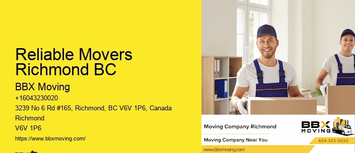 Reliable Movers Richmond BC