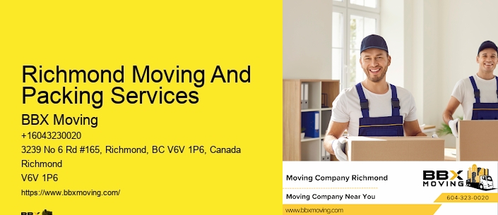 Richmond Moving And Packing Services