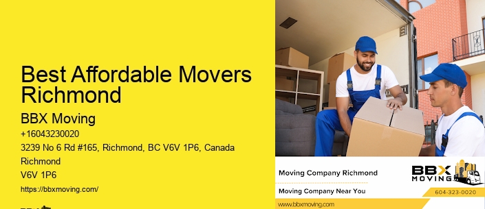 Best Affordable Movers Richmond