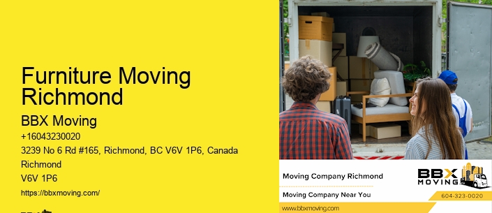 Furniture Moving Richmond