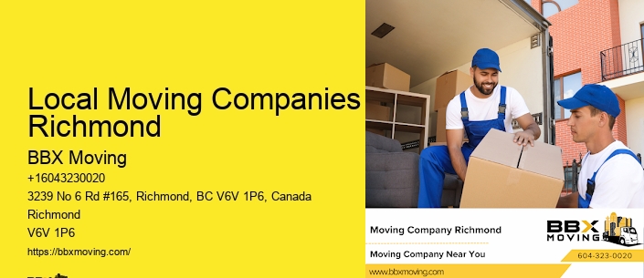 Local Moving Companies Richmond