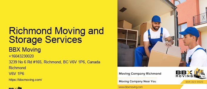 Richmond Moving and Storage Services