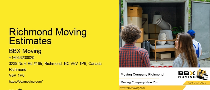 Richmond Moving Estimates