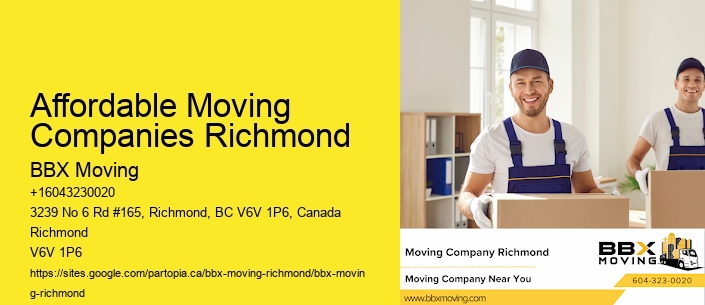 Affordable Moving Companies Richmond