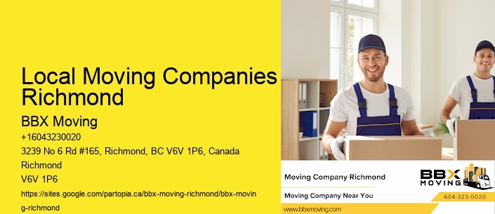 Local Moving Companies Richmond