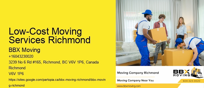 Low-Cost Moving Services Richmond