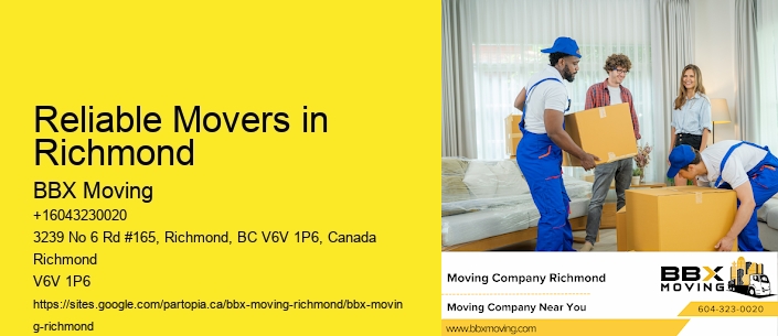 Reliable Movers in Richmond