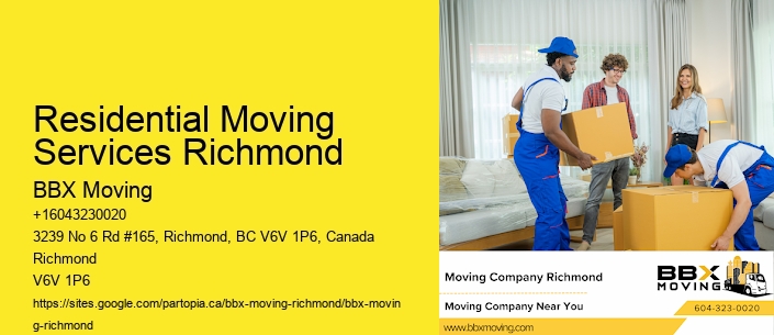 Residential Moving Services Richmond