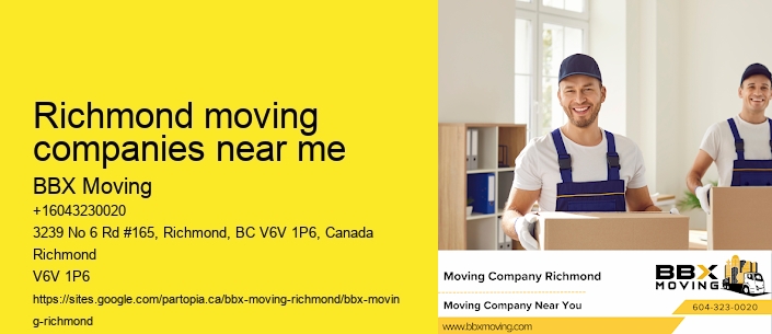 Richmond moving companies near me