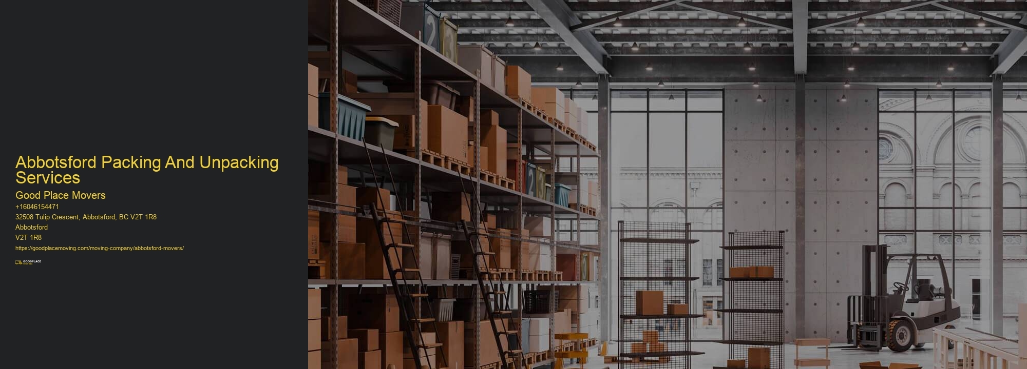 Abbotsford Packing And Unpacking Services