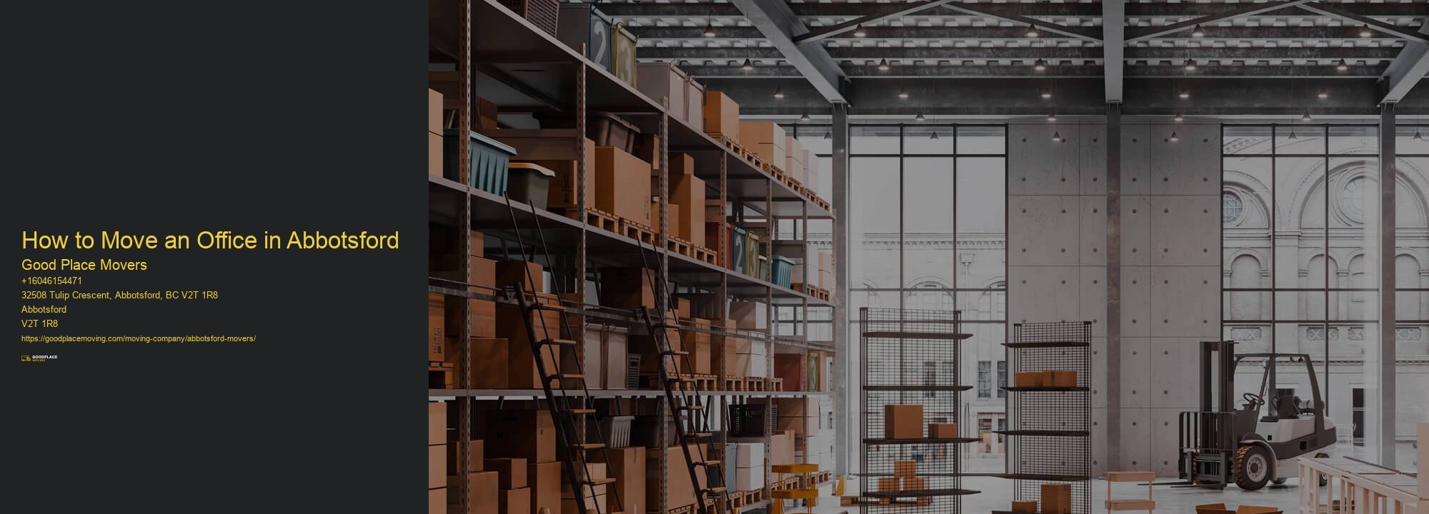 How to Move an Office in Abbotsford