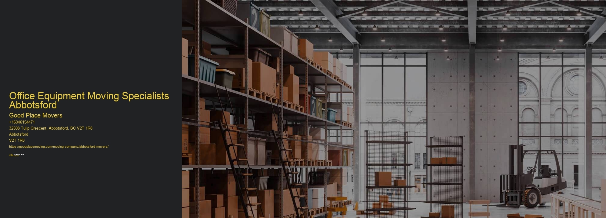Office Equipment Moving Specialists Abbotsford